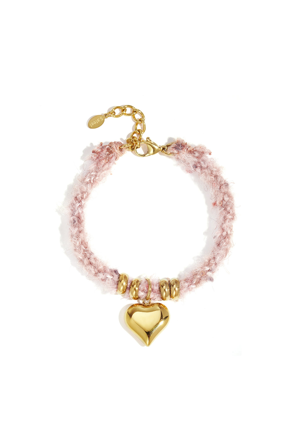 Charm Armbanden Hart - roze
