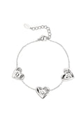 Charm Armbanden Hart - zilver