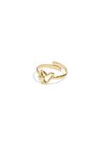 Ring met hartjes - goud