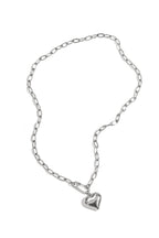 Ketting hangend hart met frontsluiting