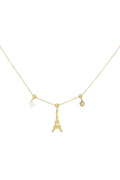 Eiffeltoren ketting - goud