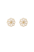 Daisy Gleam manchetknopen – Transparant