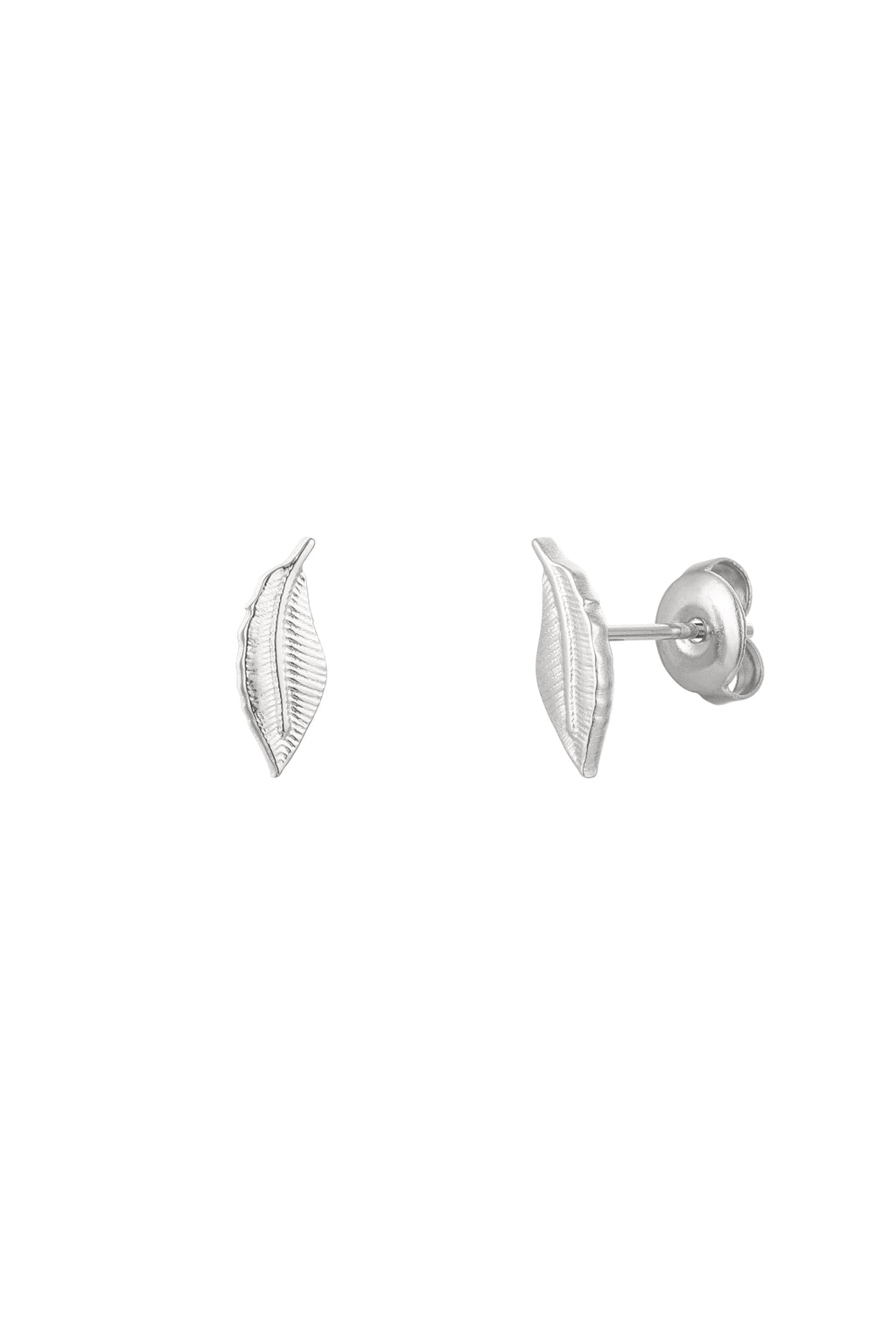 Oorbellensteker veertje - Goud kleur Stainless Steel
