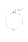 armband bow life - zilver