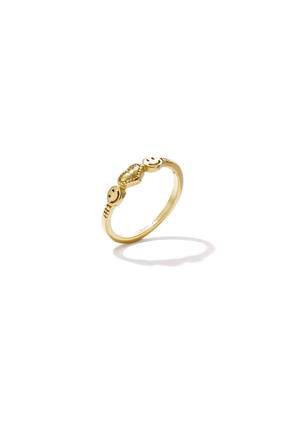 Ringen van roestvrij staal – Minimalistisch met hartje – Eenvoudig en dagelijks draagbaar