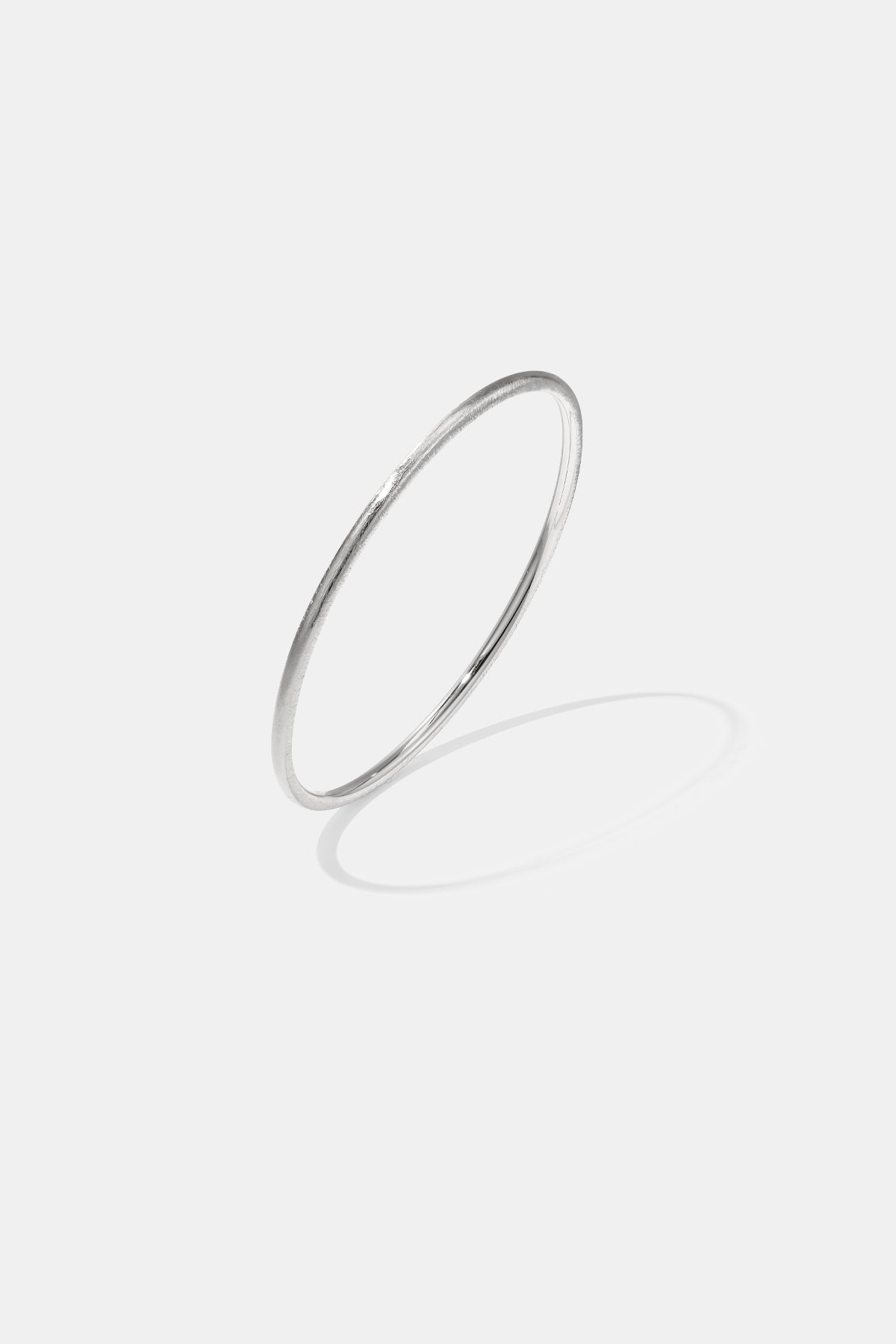 Eenvoudige ronde armbanden – Dagelijks draagbare serie - 3 mm - zilver