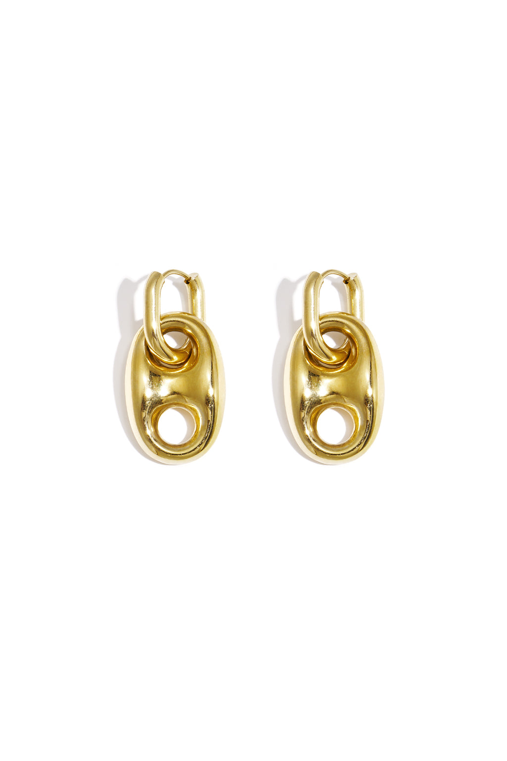 Oorbellen met knoopdetail