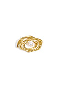 Hypnosis broche met steentje