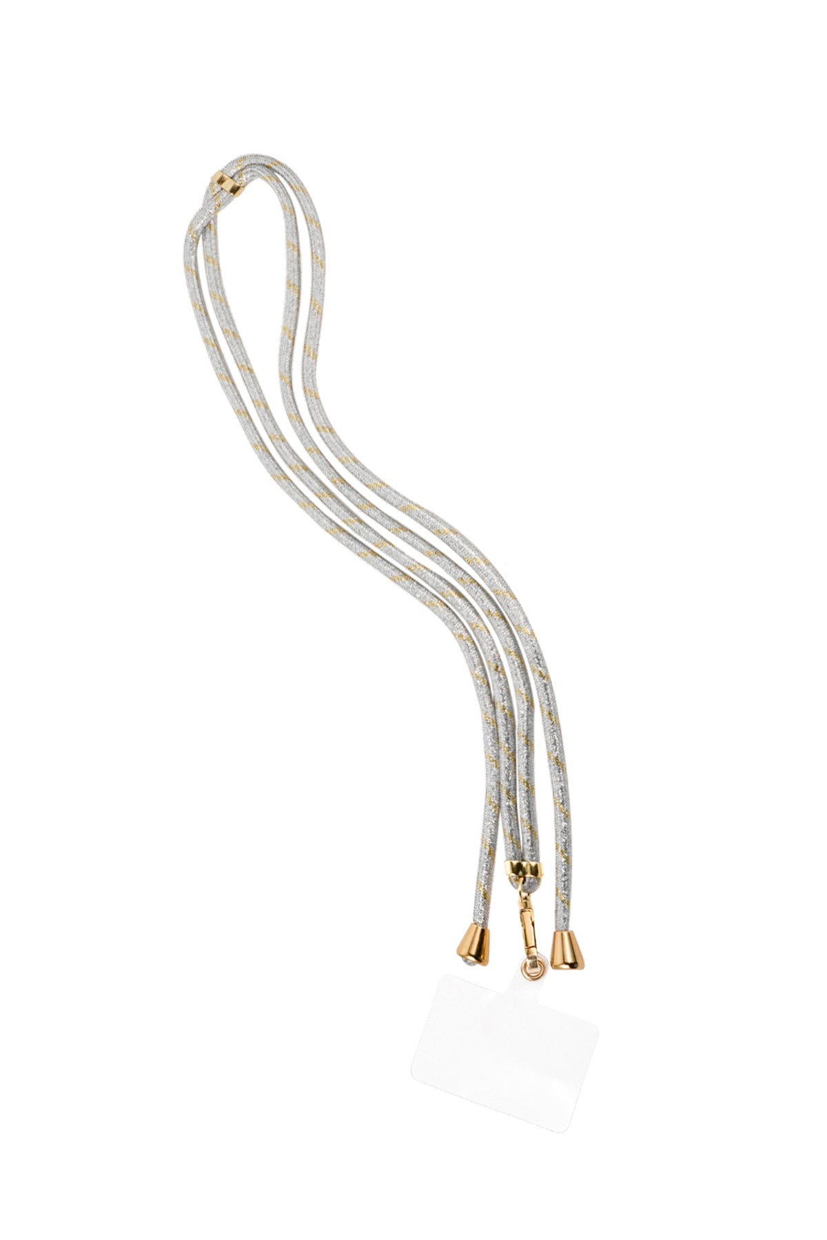 Telefoonsnoer met subtiel printje - grijs