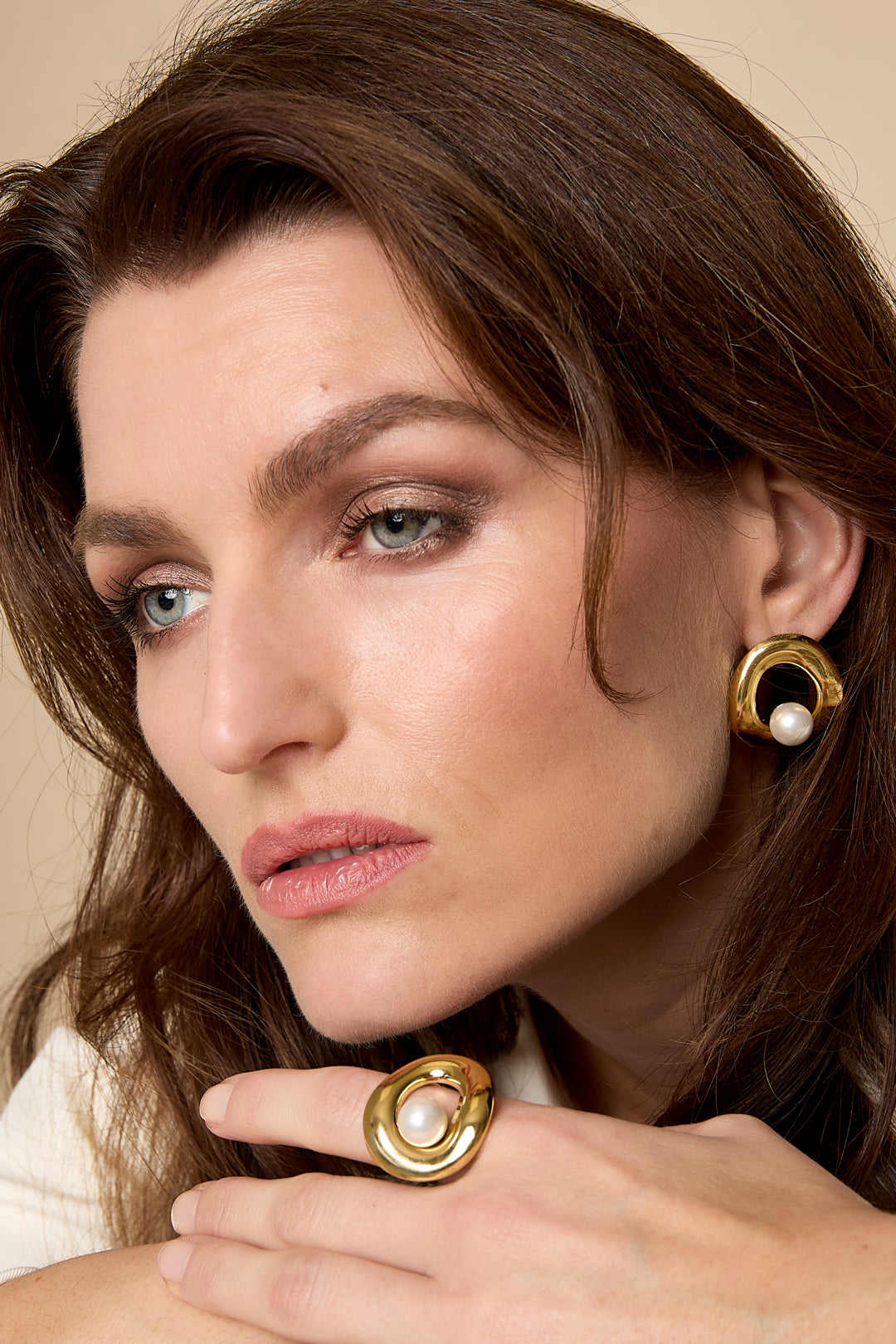 Roestvrijstalen oorknopjes, ronde, casual, alledaagse, eenvoudige serie, damessieraden