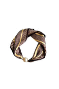 Zomersjaals met geometrische vormen, retro design, polyester, dagelijkse accessoires