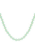 Vintage vibe ketting - groen