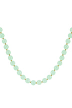 Vintage vibe ketting - groen
