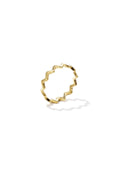 Golvende minimalistische ring