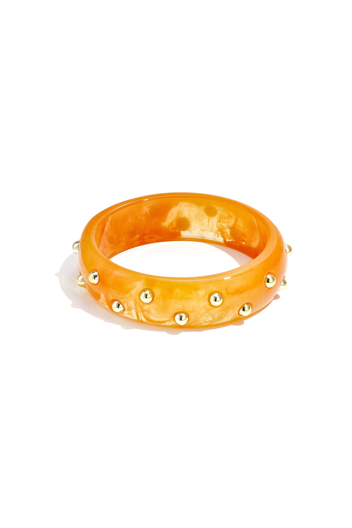 Armbanden met gestippeld detail - oranje