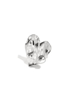 Grote hartvormige statement textuur ring