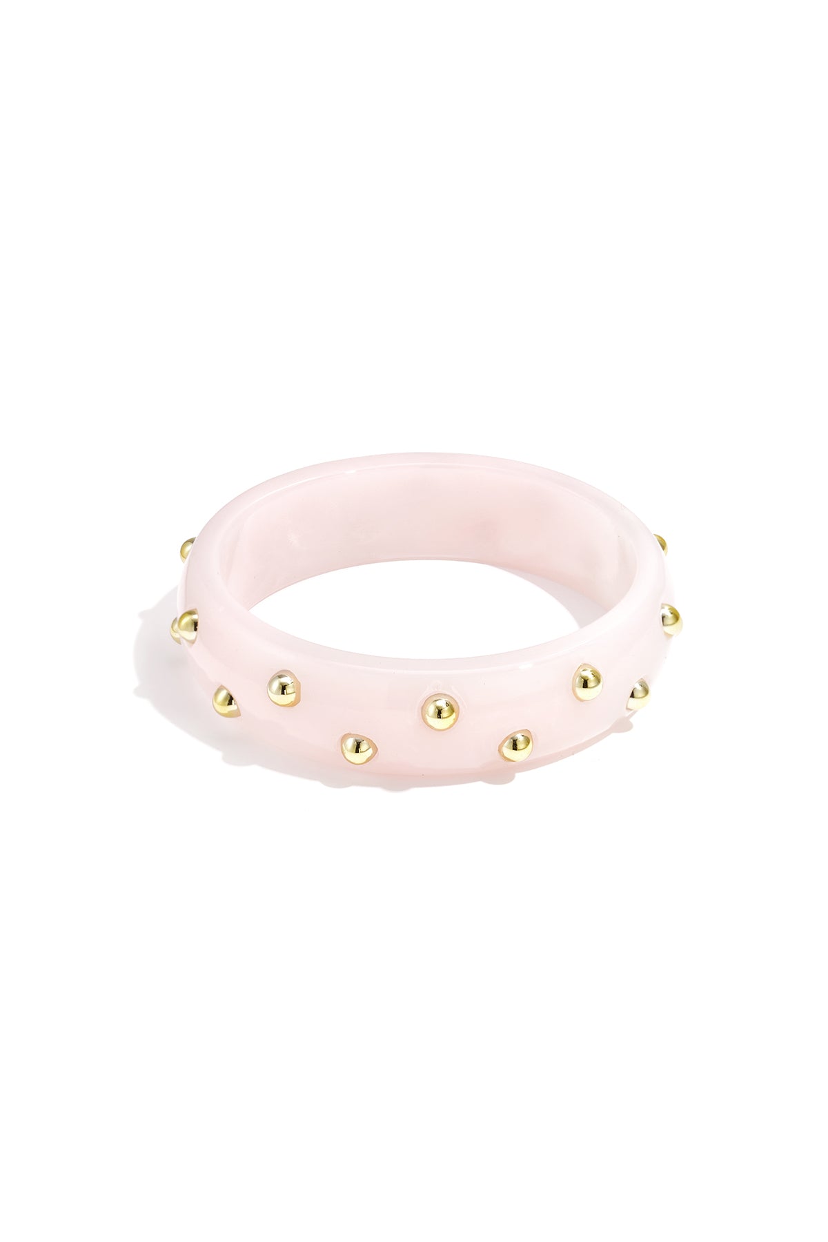 Armbanden met gestippeld detail - licht roze