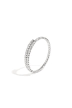 Roestvrijstalen manchet armbanden cirkel Zilver