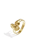 Cuff statement armband met organische vormen