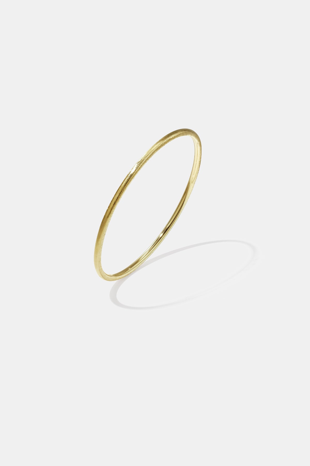 Eenvoudige ronde armbanden – Dagelijks draagbare serie - 3 mm - goud