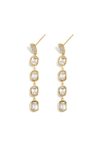 Hangende oorbellen van roestvrij staal met geometrische vorm, elegant, geschikt voor feestjes en bijeenkomsten, luxe serie damessieraden